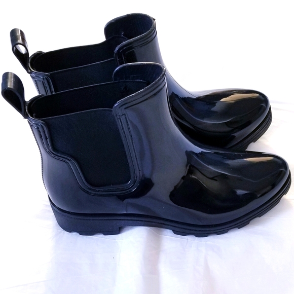 Capelli of New York Shoes - Women's Capellini Black Rain Boots Size